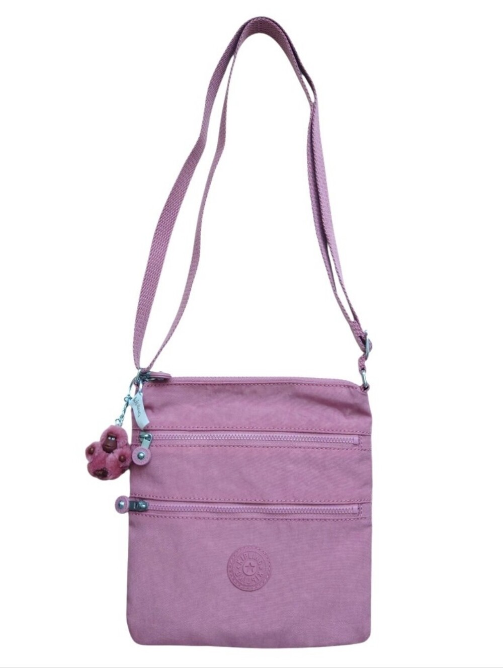 KIPLING Keiko Mini Crossbody Shoulder Bag in Mauve Pink Lightweight